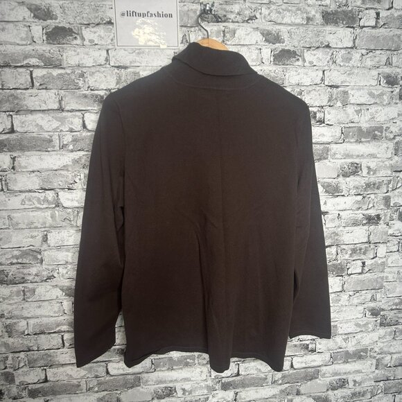 EUC Jones New York Sport Brown Turtle Neck Size XXL - Picture 6 of 10